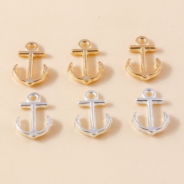 Leslie Anker-Charms, Messing, Gold, 10 x 15 mm, Unisex - Bild 1