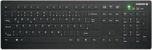 CHERRY Active Key AK-C8112 Wireless Tastatur QWERTZ Deutsch Schwarz - Bild 1
