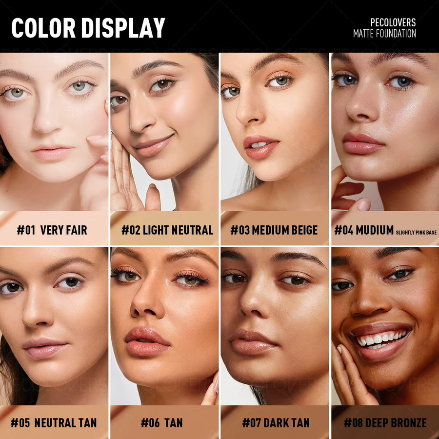 Flawless Liquid Foundation, Light Neutral, Matt - Bild 2