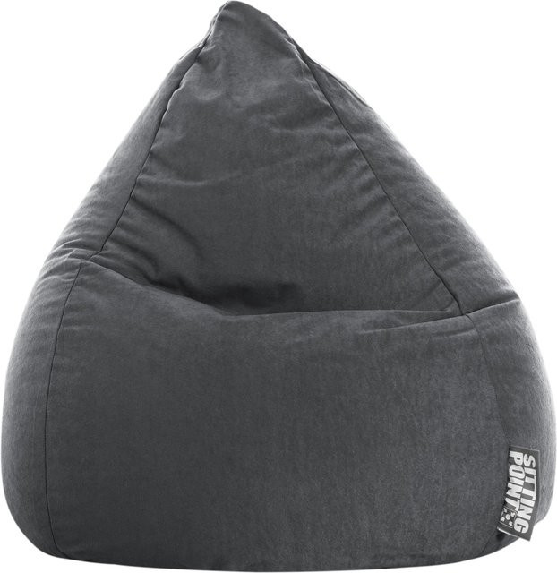 Sitting Point Sitzsack Easy L BeanBag Anthrazit mit abnehmbarem Bezug - Bild 1