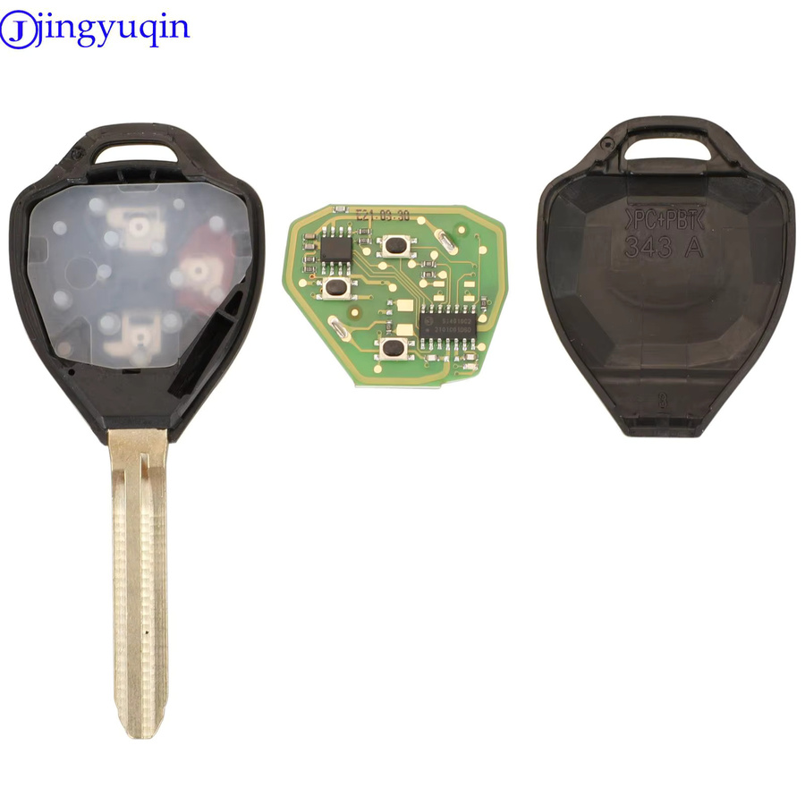 Xhorse Universal VVDI Drahtlose Fernbedienung XKTO02EN XKTO03EN XKTO04EN XKTO05EN ohne Transponder-Chip für Toyota VVDI2, Schwarz - Bild 3
