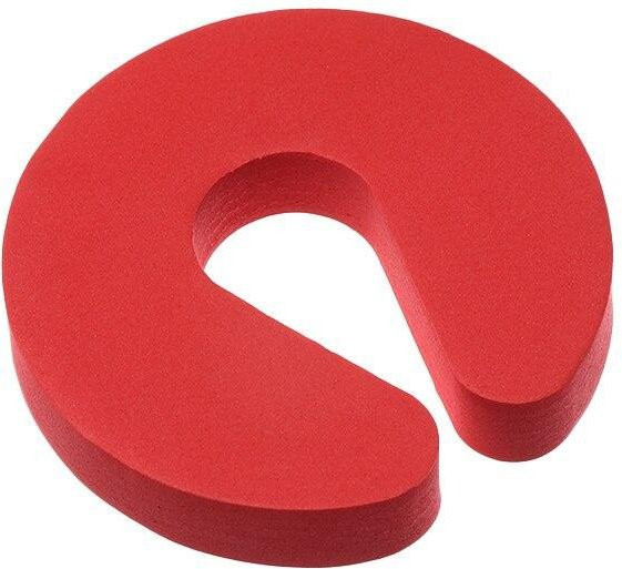 Choubo Twenty Three Baby Sicherheit Türstopper aus Schaumstoff, 10 Stück, Rot - Bild 1