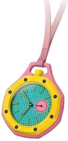 Amusedly Taschenuhr, Quarz, Kunststoff, Bunt, Eckig, Damen - Bild 1