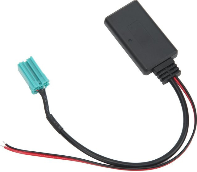 Koogeelife Bluetooth Audio Adapter für Renault Clio Espace Kangoo Megane Scenic Trafic mit Aux Anschluss, Schwarz - Bild 1