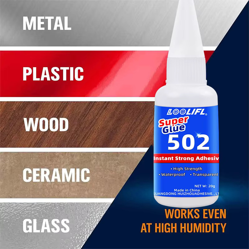 LOOLIFL 502 Superkleber transparent, hochfester Sofortkleber für Metall, Kunststoff und PVC, 20 g - Bild 2