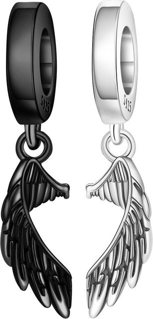 Armband Charms, Kupfer, Schwarz, Weiß, Perle, Damen - Bild 1