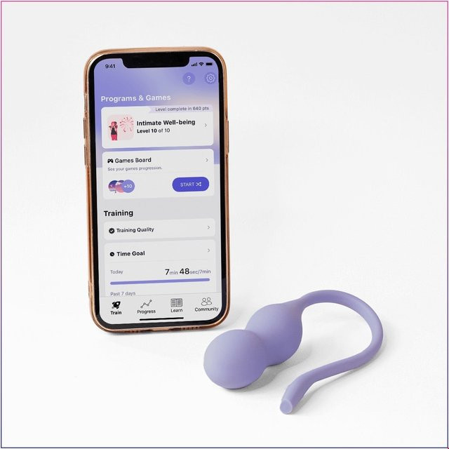 Perifit Care+ Advance Beckenbodentrainer, lila, Damen - Bild 1