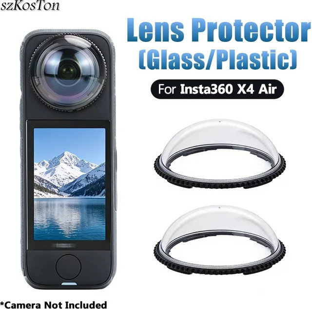Insta360 X4 Air Premium Objektivschutzkappe aus gehärtetem Glas in Transparent - Bild 1
