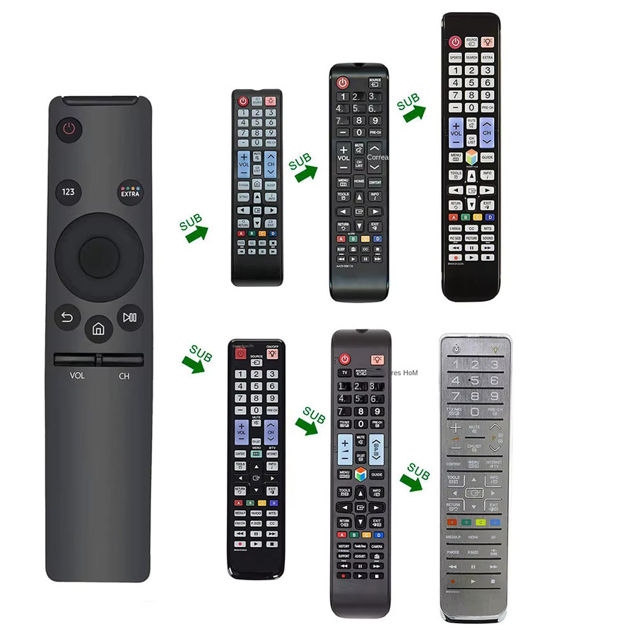 Samsung Smart-TV-Fernbedienung für 4K HD LCD TV in Schwarz (Modelle BN59-01259B, BN59-01260A, BN59-01259D/C, 1260E) - Bild 3