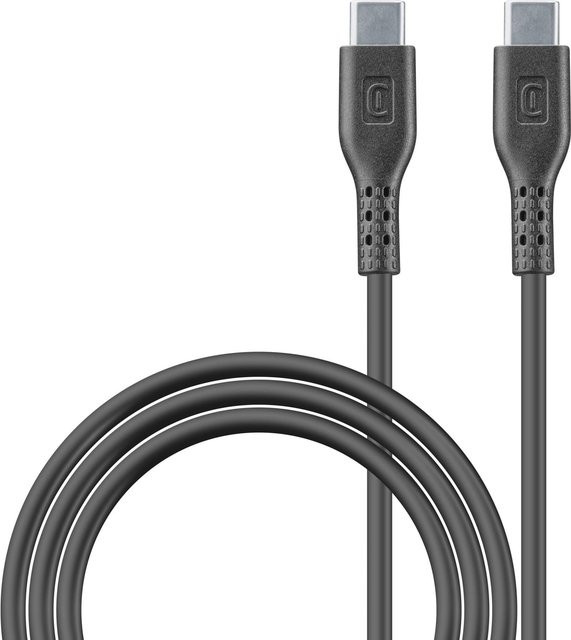 CellularLine USB Typ-C auf Typ-C Fast Charging Kabel 100W, Schwarz, Länge: 1,2 m - Bild 1