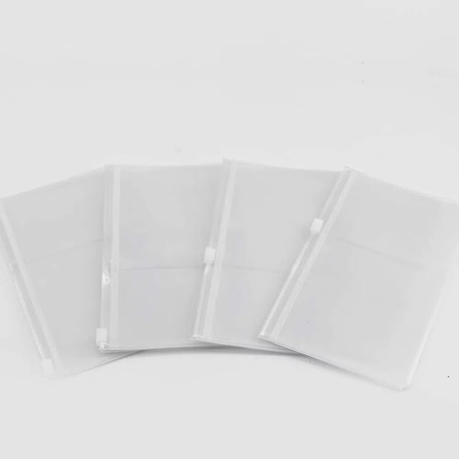 Midori Reisepass Tasche und Journal Planer aus transparentem PVC mit Reißverschluss und Kartenhalter - Bild 1