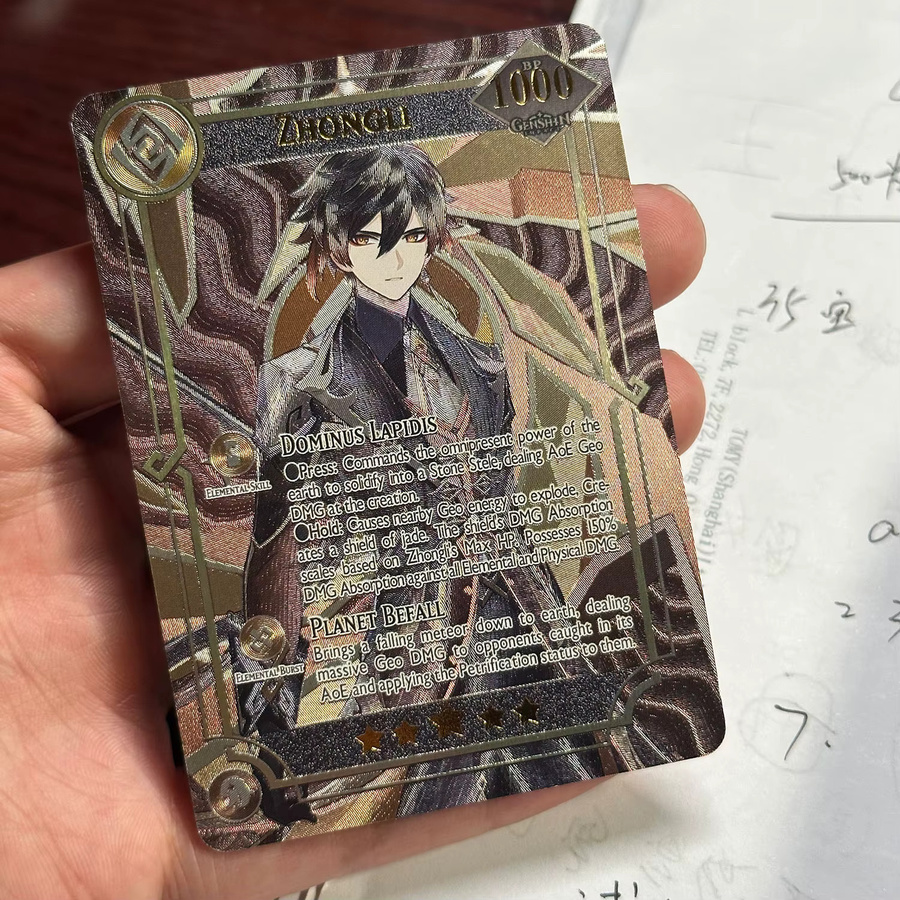 Genshin Impact Karte, TCG-Sammlung, Englisch, 60-teiliges Set - Bild 3
