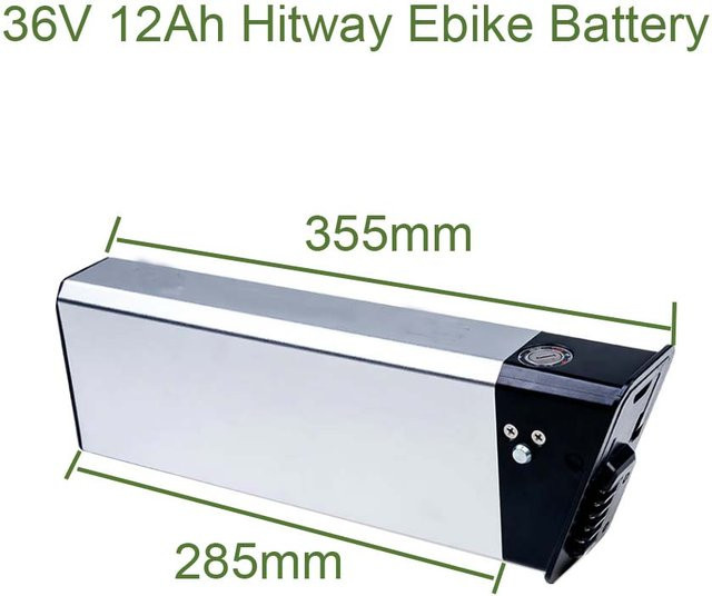 Hitway Lithium-Ionen-Ebike-Akku für zusammenklappbare Elektrofahrräder BK10 BK10S Pro BK10M (36V/48V, 12Ah/13Ah/15Ah) - Bild 1