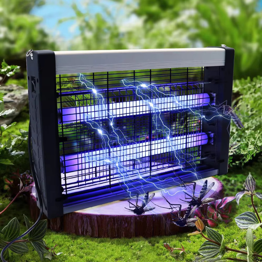 JOYINLED UV-Mückenvernichtungslampe zur Wandmontage, wiederaufladbarer elektrischer Insektenvernichter für Innen und Außen zur geräuschlosen Schädlingsbekämpfung - Bild 3