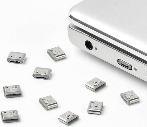 Smartkeeper USB Port Schloss CL04P1GY Grau - Bild 1