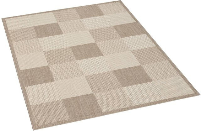 In-/Outdoor-Teppich Ambiente in Taupe und Beige, Flachgewebe, B/L: 80 x 240 cm - Bild 1