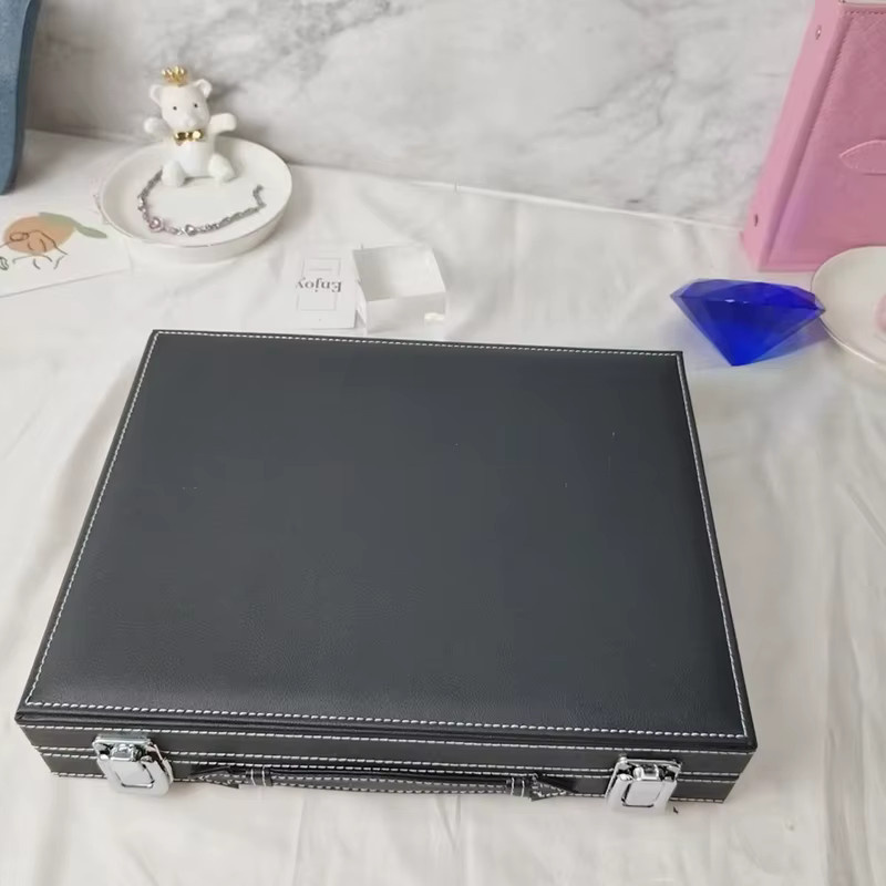 Lesaiyarr Aufbewahrungsbox, PU-Leder, Diamant-Organizer - Bild 3