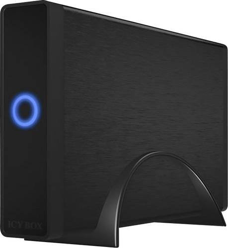 ICY BOX IB-377U3 Festplattengehäuse für 3.5 Zoll HDDs mit USB 3.2 Gen 1 und EasySwap Mechanismus in Schwarz - Bild 1