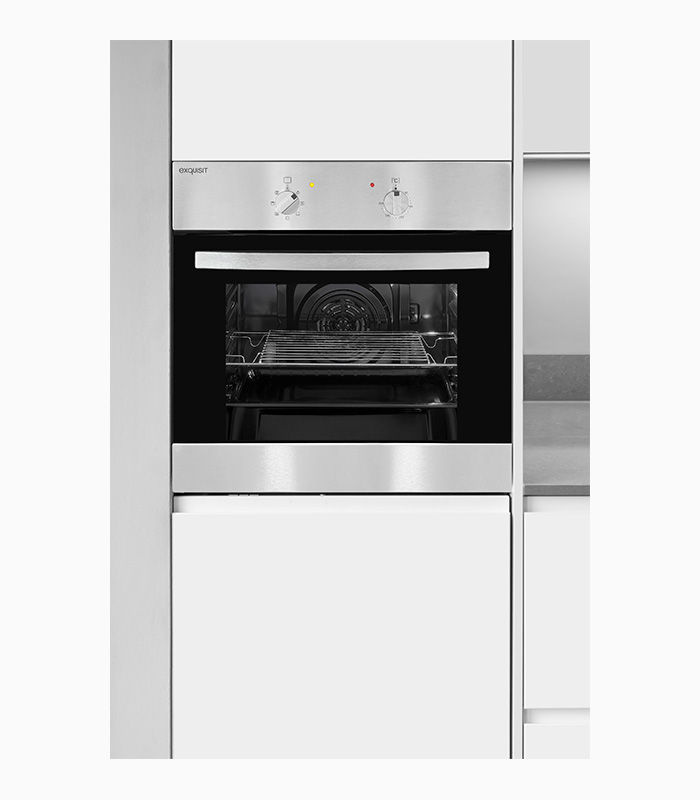 Exquisit EBE 555-1.2 U Einbaubackofen in Edelstahl, 58 l, Breite: 59,5 cm - Bild 5