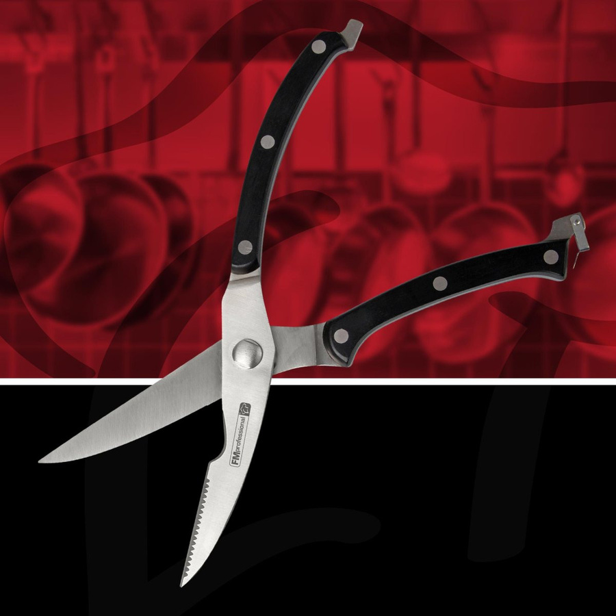 FMprofessional Geflügelschere aus Edelstahl in Silber, Länge: 25 cm - Bild 2