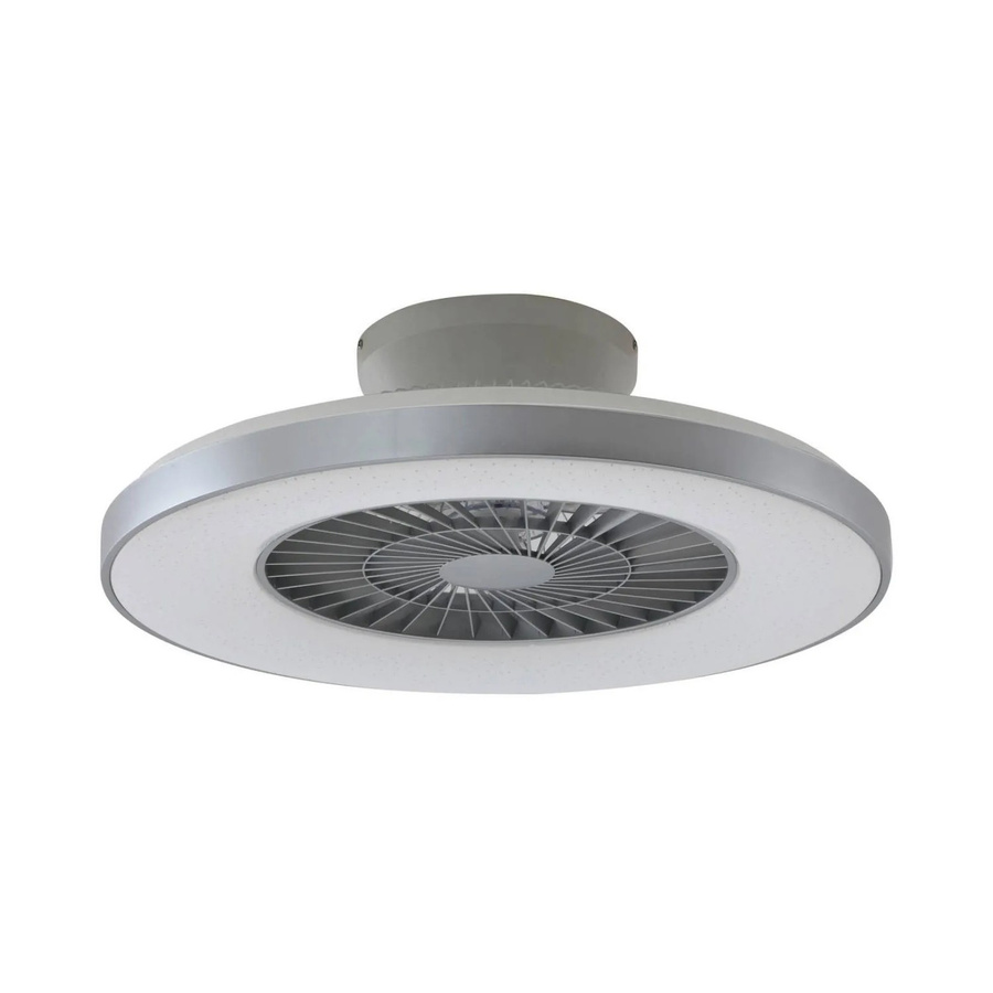 Lindby LED Deckenventilator Paavo in Alu-grau mit dimmbarer Leselampe und Fernbedienung, Modernes Design für dein Wohnzimmer - Bild 2