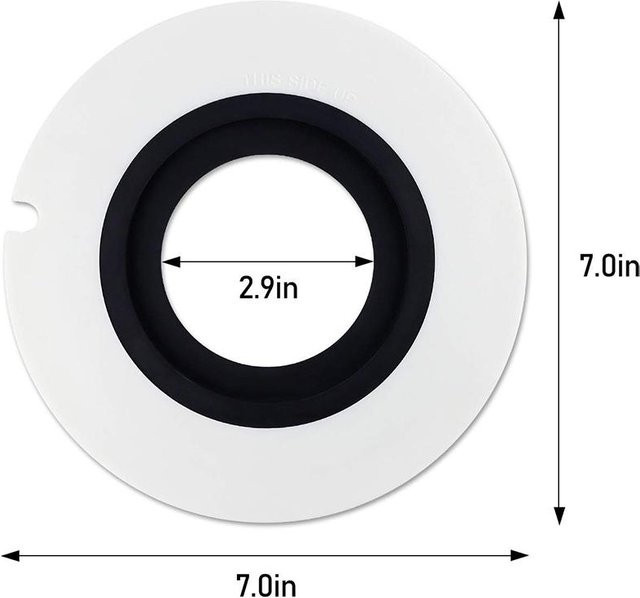 Skyfree Ersatz-RV-Toilettendichtungsset aus Silikon in Weiß, passend für 711-M28 711-98C 712-TM09 385311462 385310677 - Bild 1
