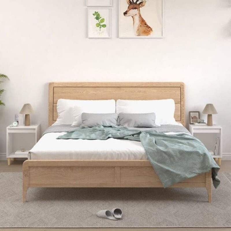 Vidaxl Nachttische 2er Set Klassisch in Weiß aus Holzwerkstoff, B/T/H: 40 x 35 x 50 cm - Bild 1