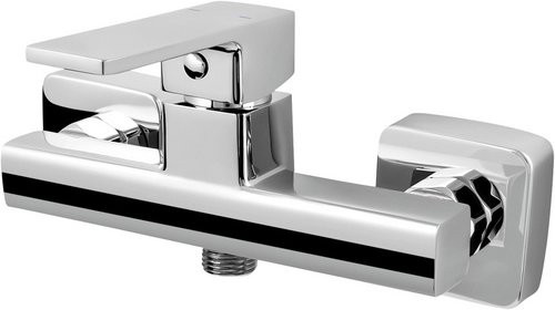 WELLWATER Einhebelmischer für das Waschbecken aus Messing in Chrom und Silberfarben - Bild 1