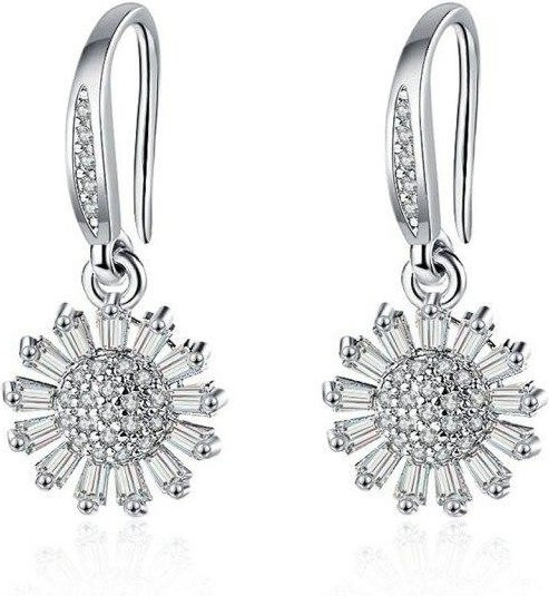 Ohrstecker 925 Silber, Zirkonia, Weiß, Damen - Bild 1