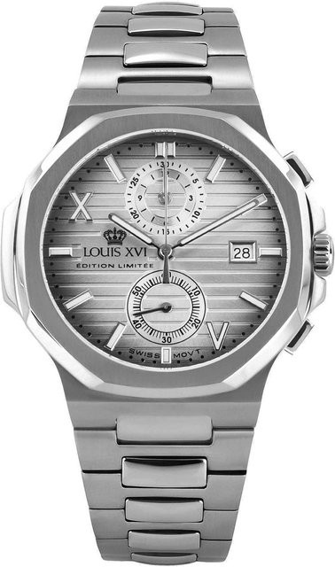 LOUIS XVI Chronograph, Quarz, Edelstahl, 40 mm, Herren - Bild 1