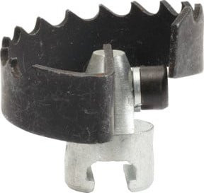 KS Tools Wurzelschneider aus Edelstahl in Schwarz mit Ø 65mm und 32mm Spirale - Bild 1