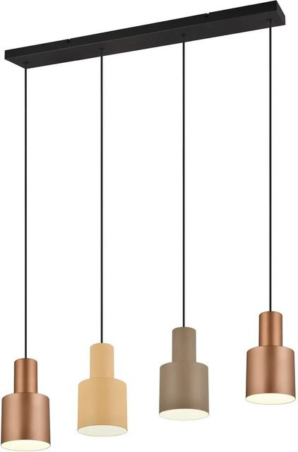 Trio Pendelleuchte Agudo 4-flammig Multicolor Schwarz matt B: 150 cm, H: 87 cm - Bild 1