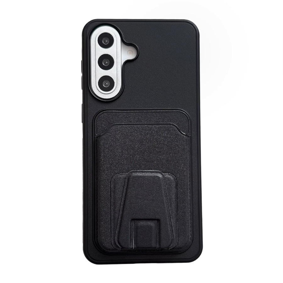 Kartenetui Brieftaschenhülle für Samsung Galaxy S26 S25 S24 S23 Ultra Plus FE A57 A37 A07 A17 A56 A36 A16 A06 A26 A55 in Schwarz und Lila - Bild 2