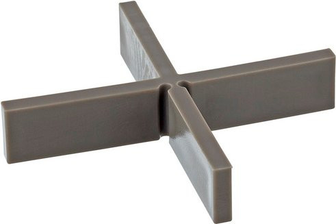 Mr. GARDENER Fugenkreuz aus Kunststoff in Grau mit 3 mm Fugenbreite - Bild 1