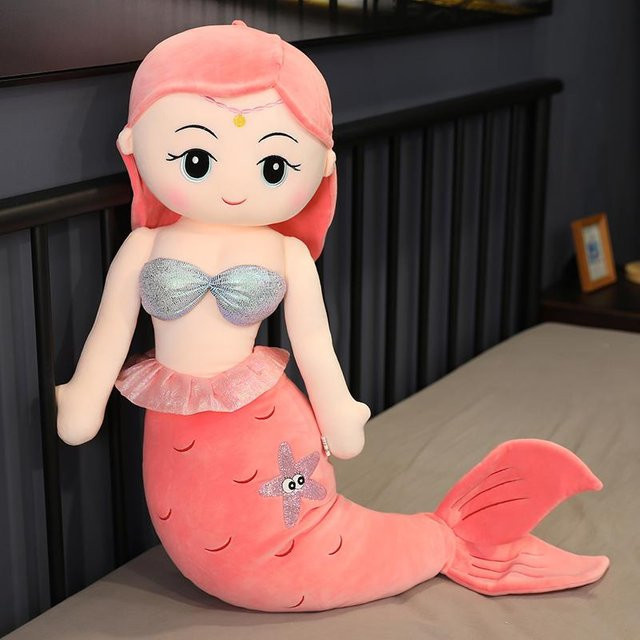 Yiran Health & Beauty Meerjungfrau Plüschtier, Stofftier, 60cm - Bild 1