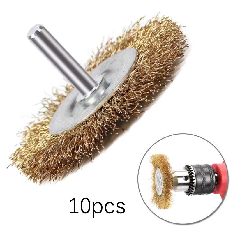 Vibratite Drahtbürsten-Set zur Rostentfernung und zum Polieren von Metall, 50 mm Durchmesser - Bild 2