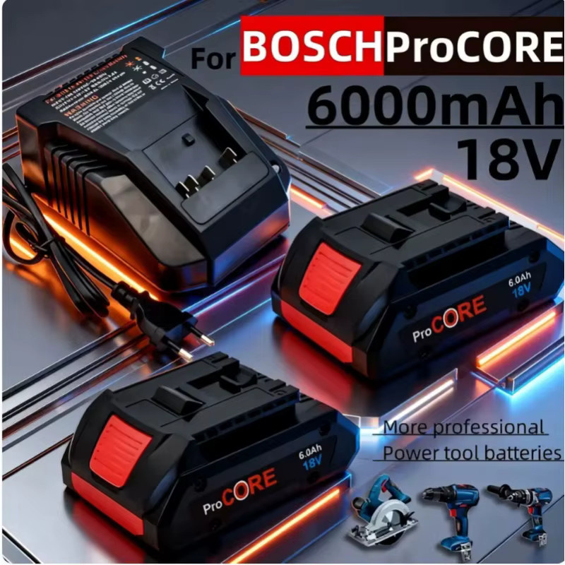 Bosch Ersatzakku für 18V ProCORE Li-Ion 21700 6,0Ah in Schwarz für Professional BAT609 BAT618 mit BMS - Bild 5