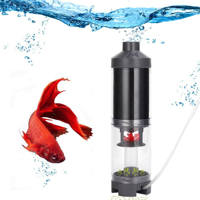 LZJV Automatischer Aquarienfilter mit Luftsauerstoffpumpe und Fischkollektor zur Reinigung - Bild 1
