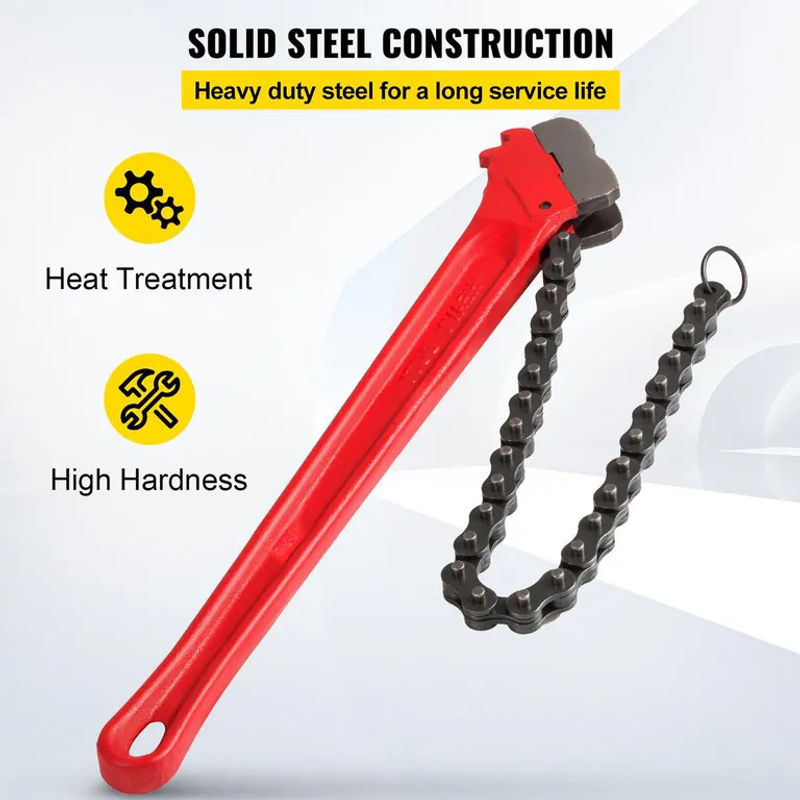 Buying Solutions MB Kettenrohrzange 36 Zoll in Rot aus Stahl für Ölfilter und Rohrleitungen mit einer Kapazität von 4-1/2 bis 7-1/2 Zoll - Bild 2