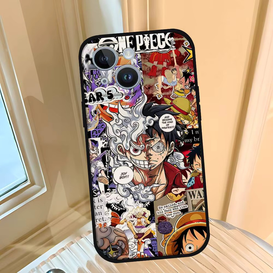 ONE PIECE Anime Handyhülle aus hartem Silikon für iPhone 11 bis iPhone 17 Pro Max in Multicolour - Bild 6