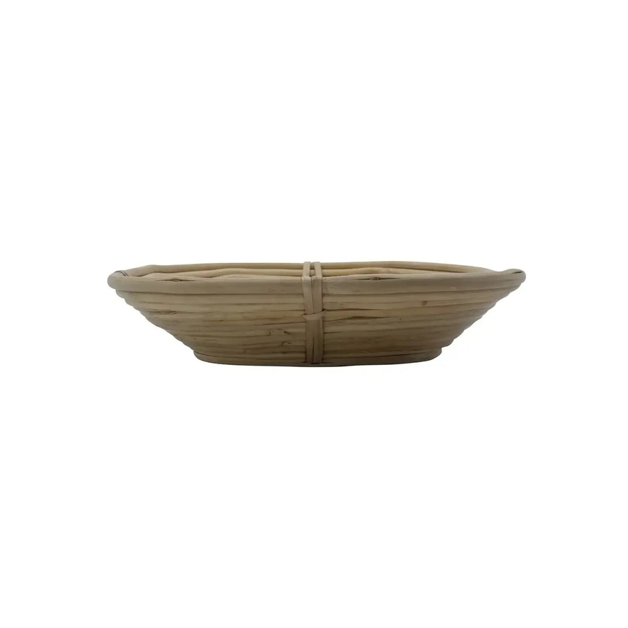 House Doctor Korb konisch aus Rattan und Bambus in Beige, Durchmesser: 26 cm - Bild 1