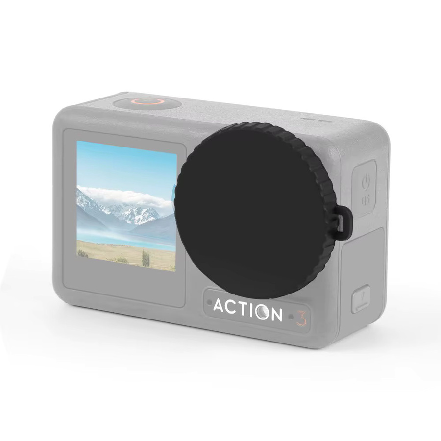 DJI Kamera Objektiv Schutzhülle für Osmo Action 5 Pro, 4 und 3 in Schwarz - Bild 2