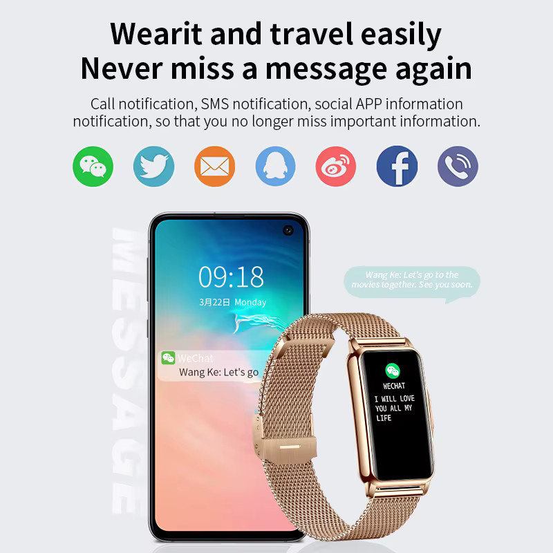 LIGE Smartwatch, 1,47 Zoll, Schwarz, Silikon, Unisex - Bild 2