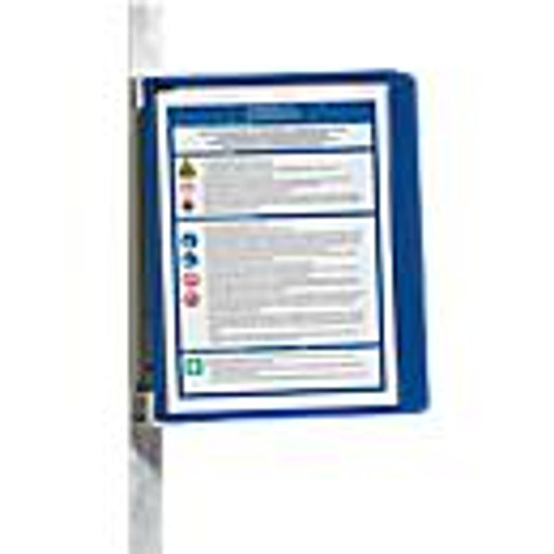 Magnet-Wandhalter-Set Vario Wall mit 5 Whiteboard-Tafeln in Dunkelblau und Schwarz - Bild 3