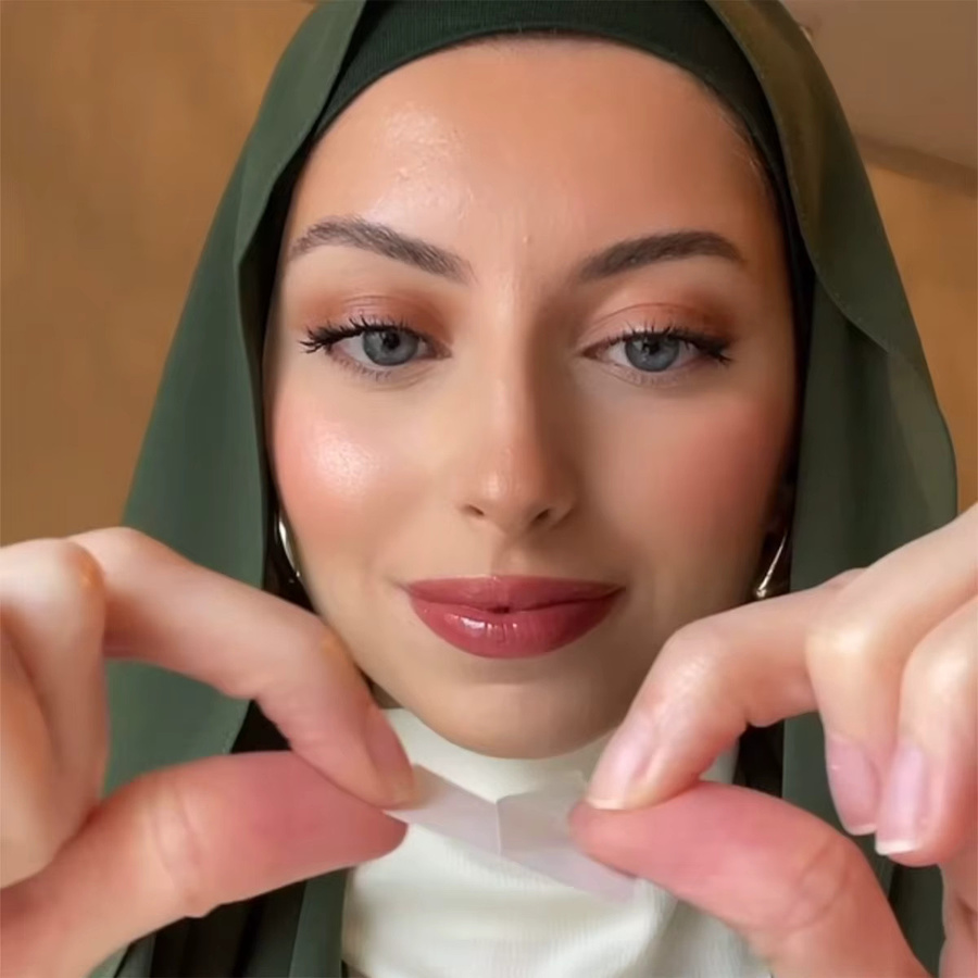 LAVEN Doppelseitiges Hijab-Klebeband in Transparent für Erwachsene - Bild 2
