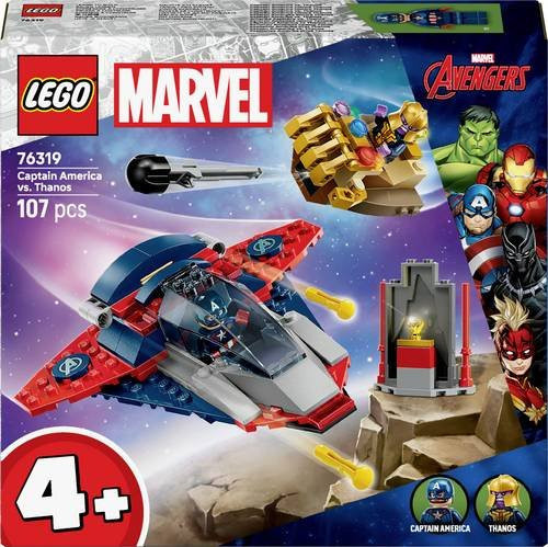 LEGO Marvel Super Heroes Captain America vs. Thanos Konstruktionsspielzeug - Bild 1