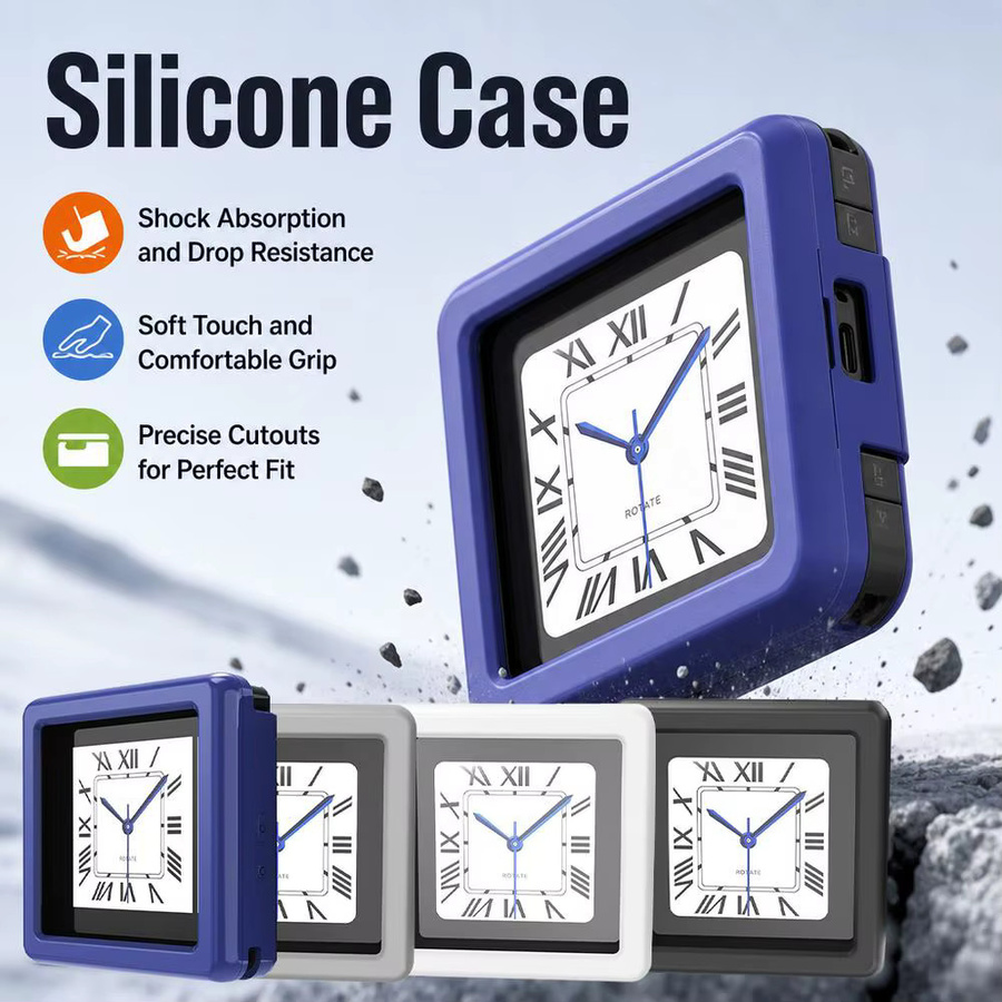 Stoßfeste Silikonhülle für Anbernic RG Rotate Handheld-Konsole in Multicolour mit weichem TPU-Griff - Bild 1
