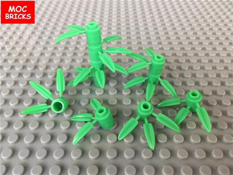 Yiran toy MOC Steine Grüner Bambus Baumblätter 20-teiliges Set grün - Bild 1