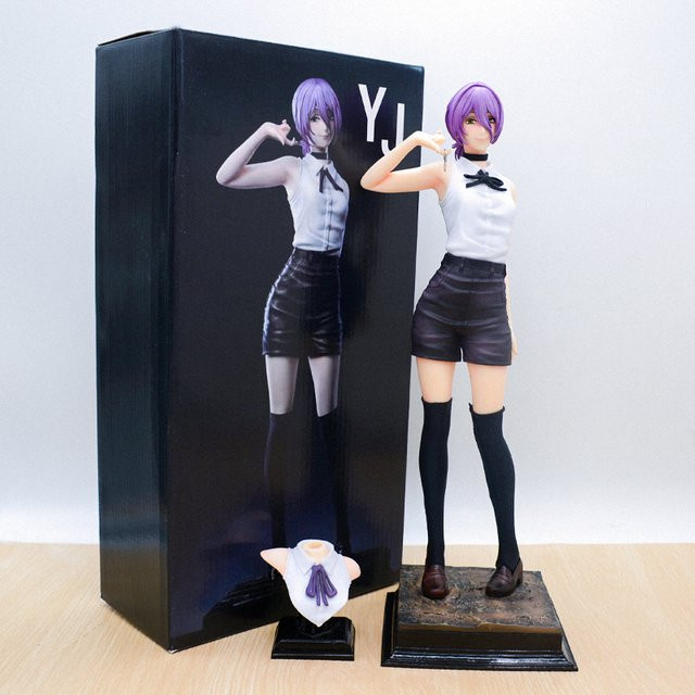 XIWANXILE Chainsaw Man Aki Hayakawa Makima Denji Power Action Figur, 33 cm - Bild 1