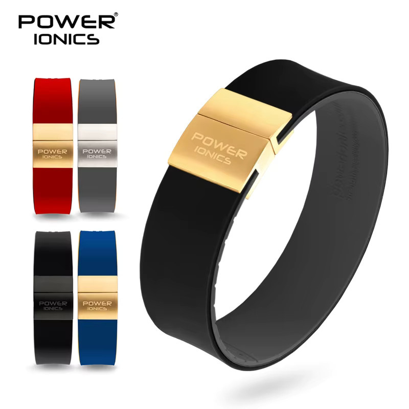 Power Ionics Armband, Silikon, Schwarz, Unisex - Bild 2